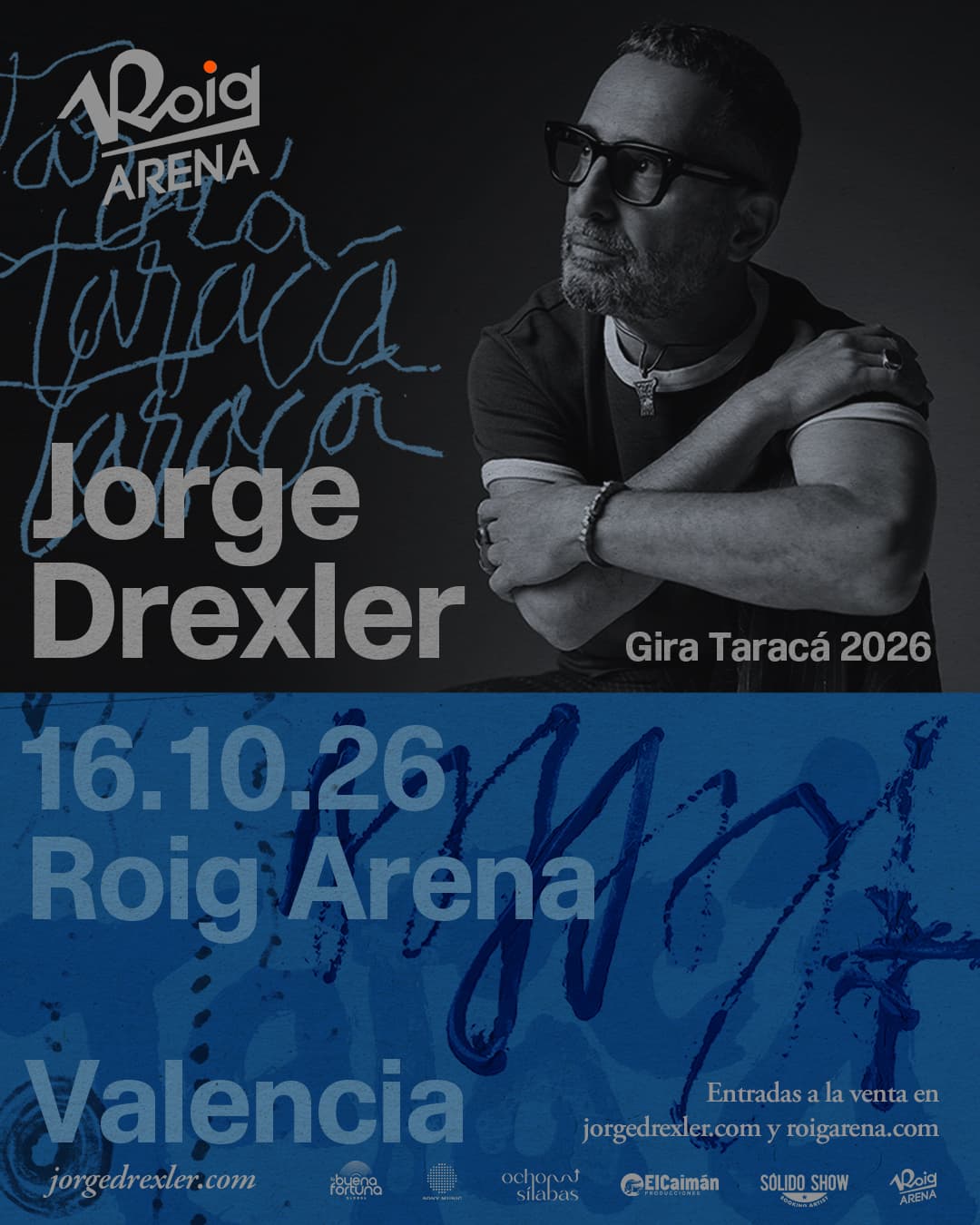 Music Gira Taracá - Jorge Drexler at Roig Arena on Oct 16, 2026