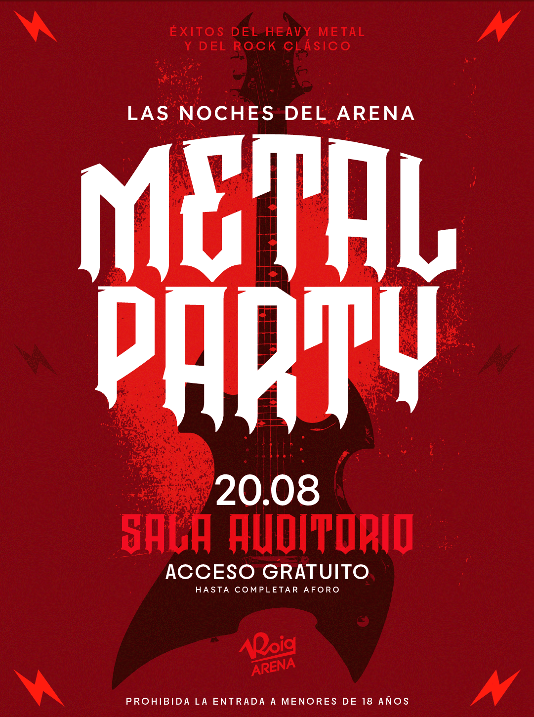Music Noches del Arena - Metal Party at Roig Arena on Aug 20, 2026
