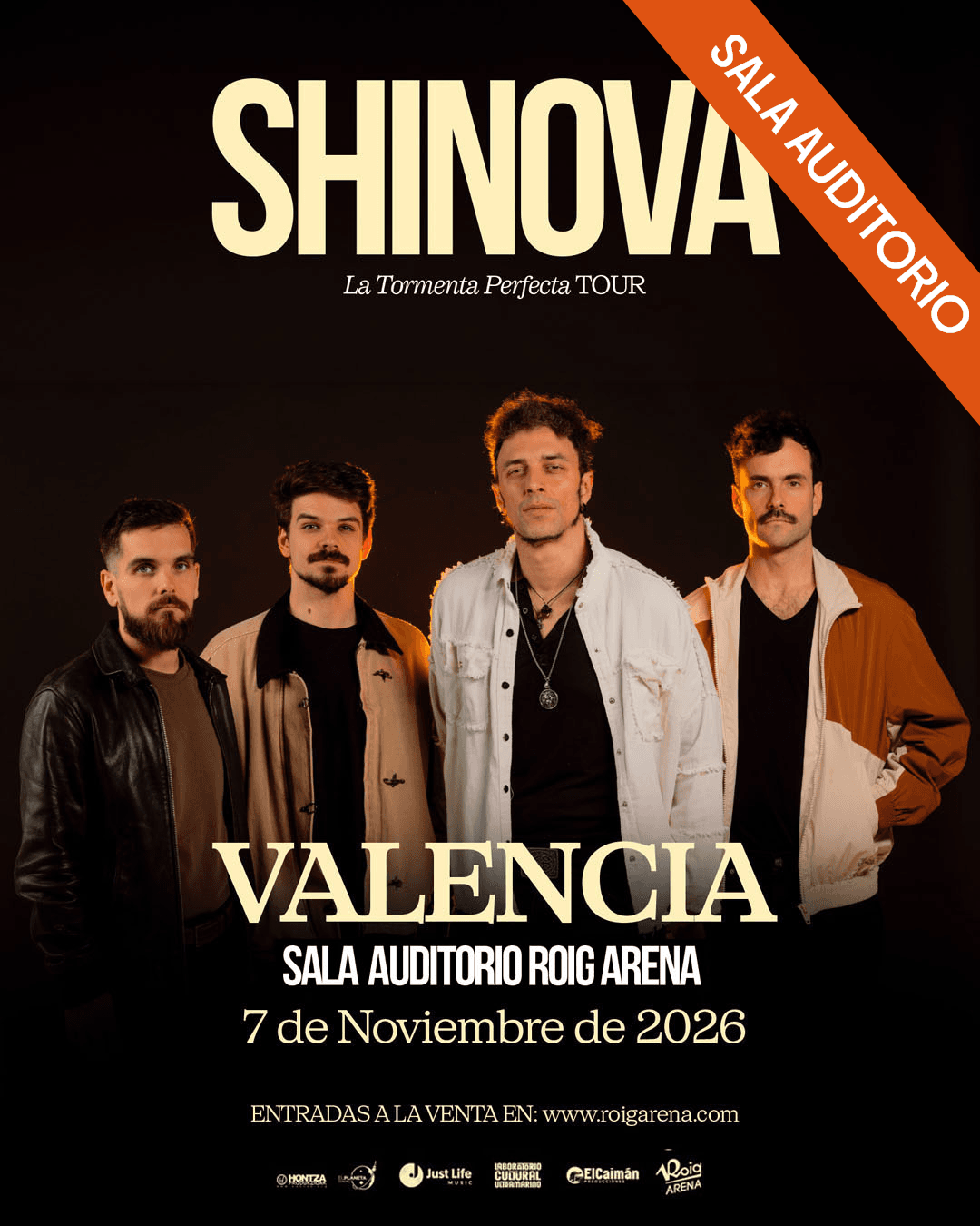 Music La Tormenta Perfecta Tour - Shinova at Roig Arena on Nov 7, 2026