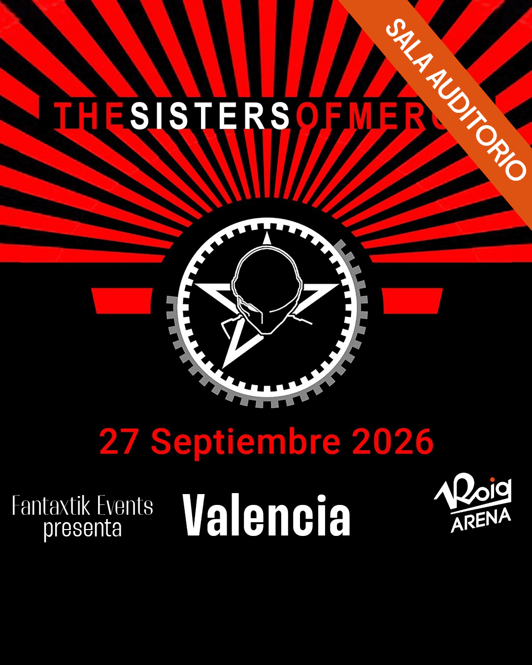 Music The Sisters of Mercy at Roig Arena, Valencia on Sep 27, 2026