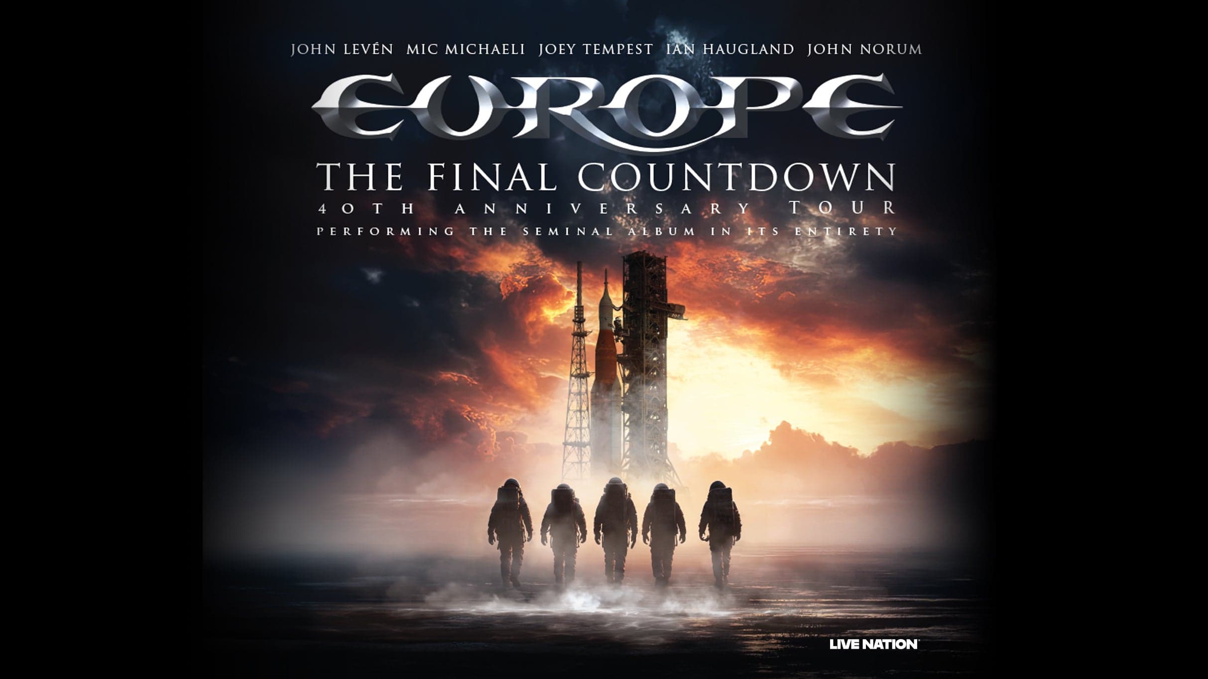 Music EUROPE: The Final Countdown 40th Anniversary Tour at COS Torwar, Warsaw on 20 paź 2026