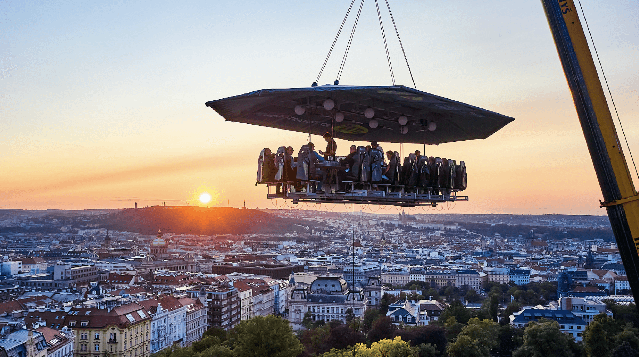 Arts & Theatre PREMIUM Lunch In The Sky at Dinner In The Sky, Prague on 4. 9. 2026