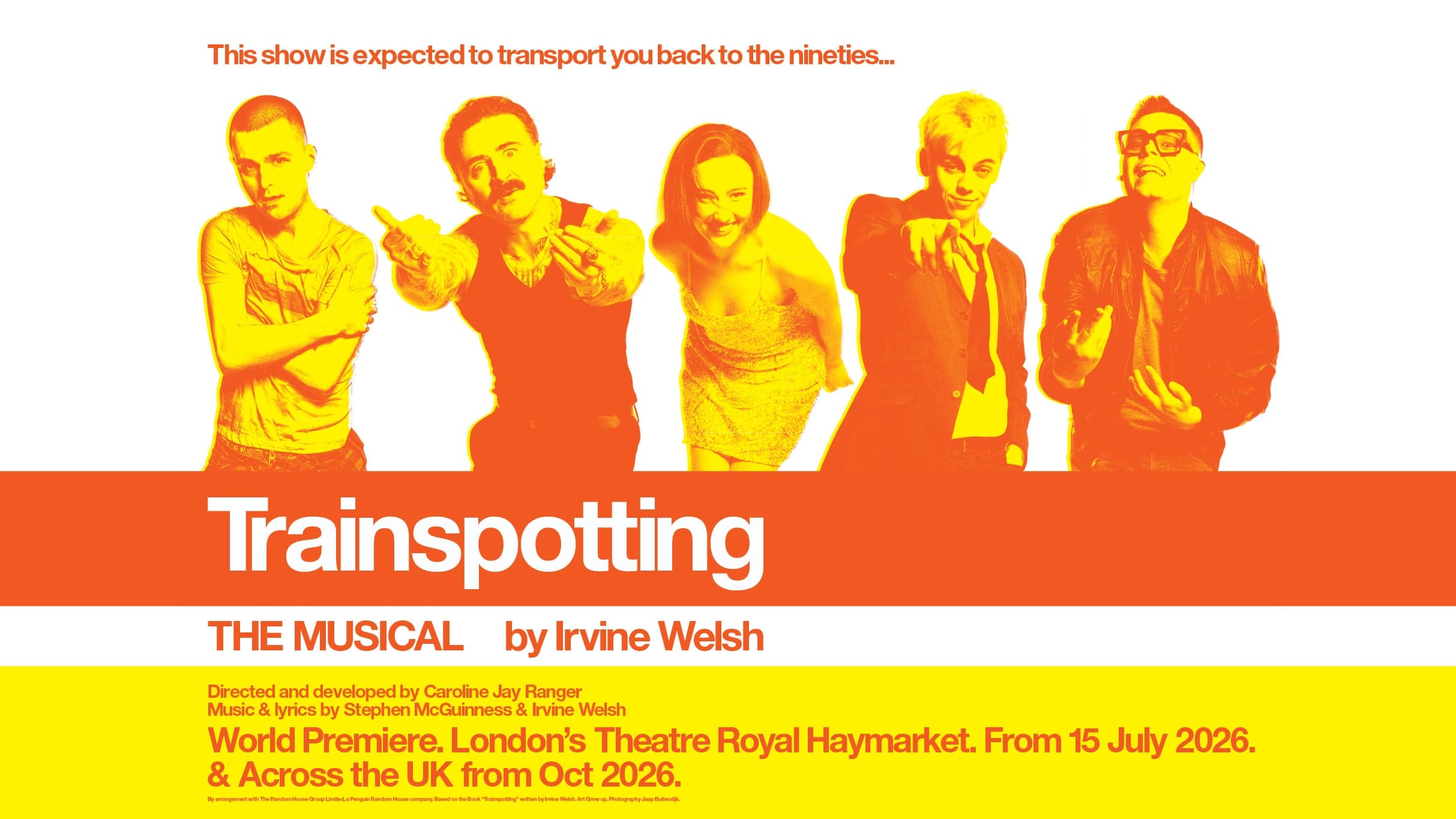 Arts & Theatre Trainspotting the Musical at Theatre Royal Haymarket on Jul 27, 2026