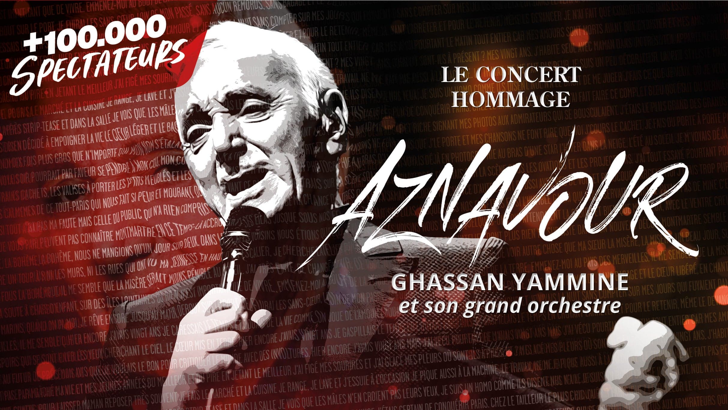 Music Ghassan Yammine chante AZNAVOUR at Stadsschouwburg Antwerpen on 10 okt 2026