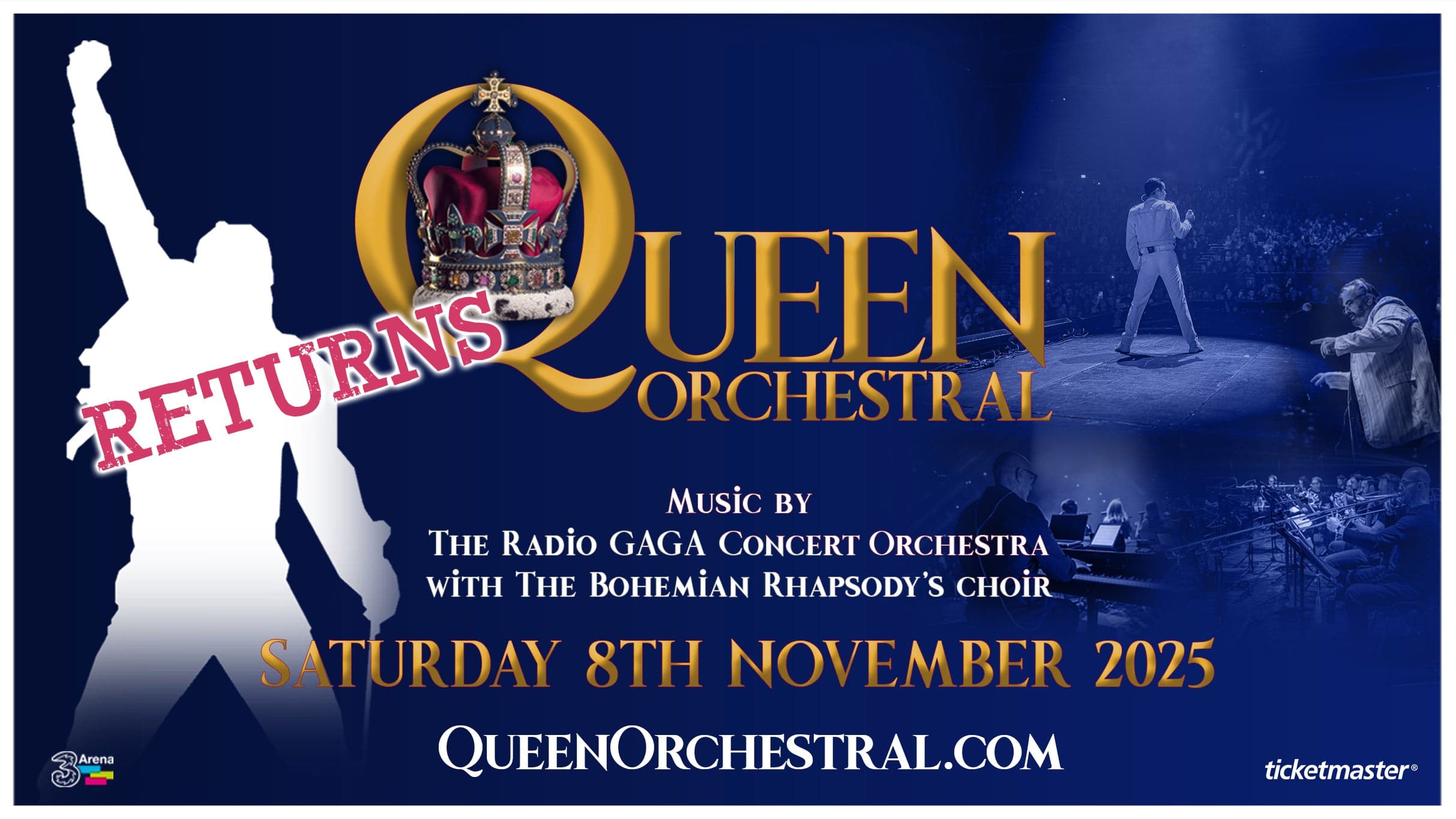 Music Queen Orchestral at 3Arena, Dublin on 2 May 2026