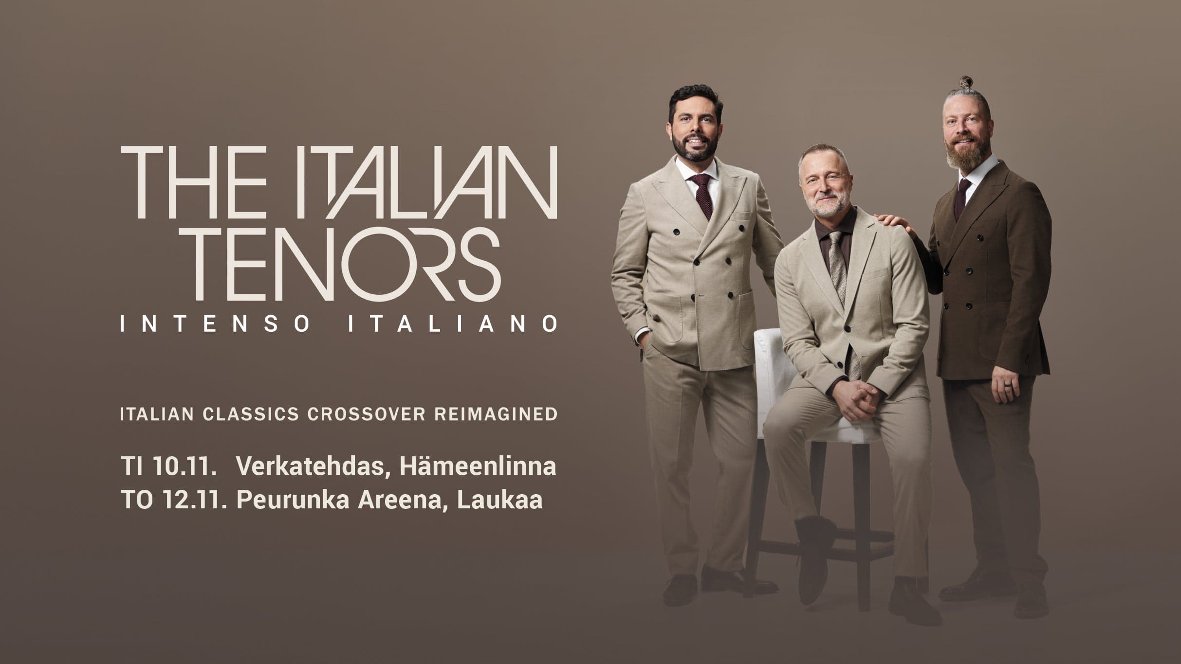 Music The Italian Tenors at Terminal Event Center, Galileo, Wroclaw on 27 lis 2026