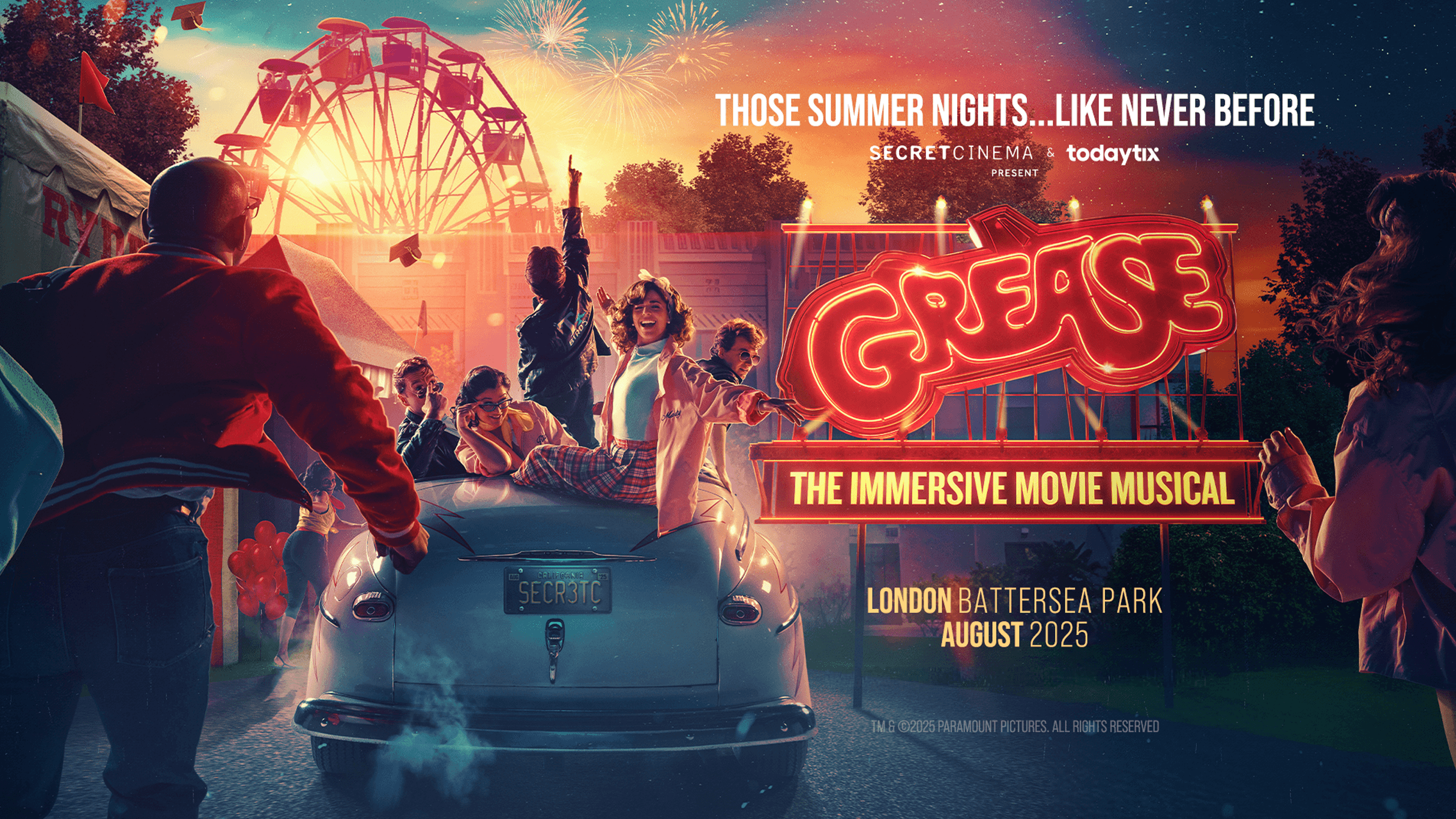 Miscellaneous Grease: the Immersive Movie Musical at EVOLUTION LONDON BATTERSEA PARK on Aug 16, 2026