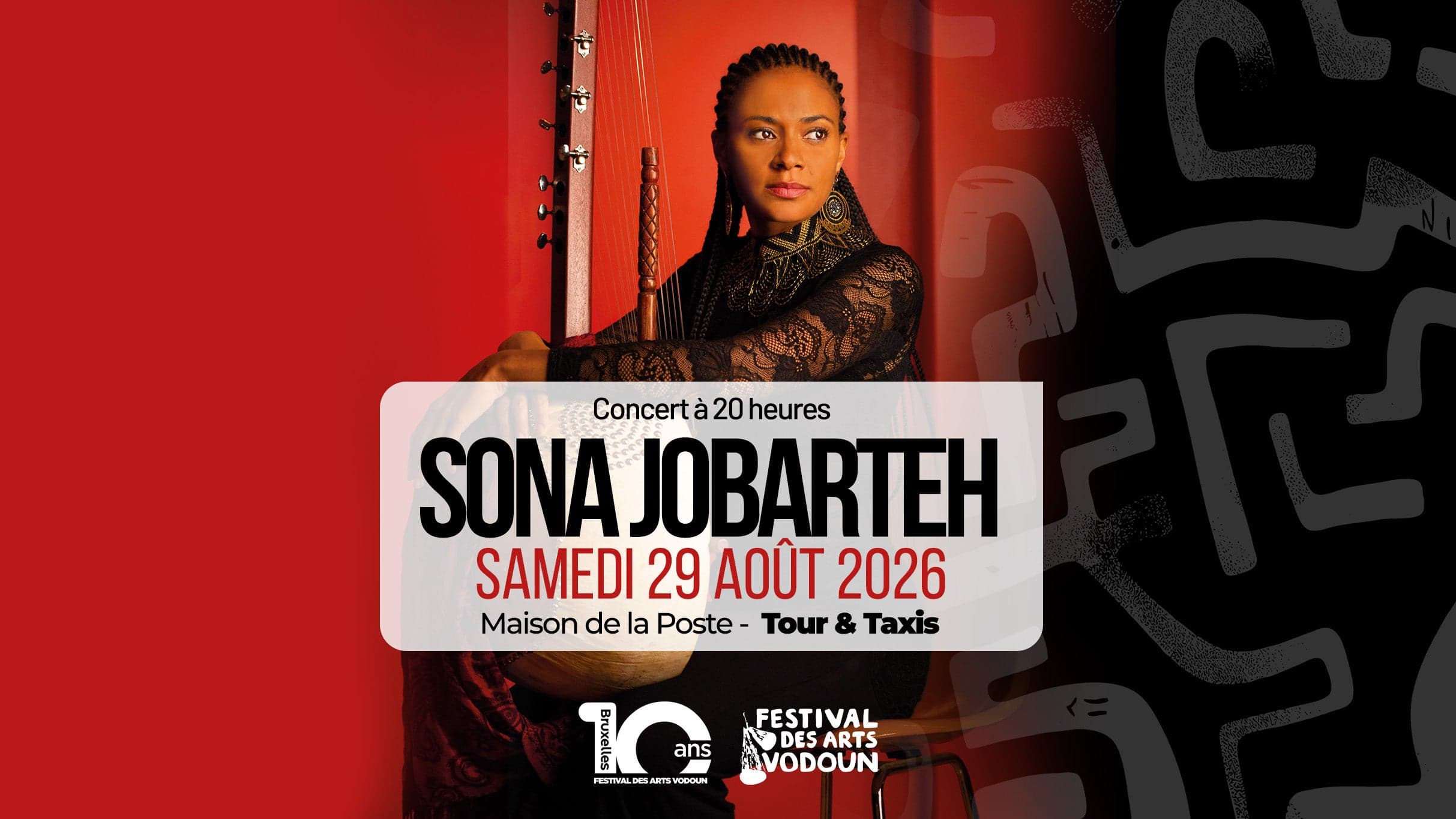 Music Festival des Arts Vodoun | Sona Jobarteh at Maison De La Poste, Brussels on 29 aug 2026