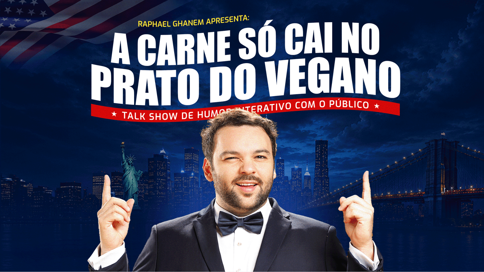 Arts & Theatre RAPHAEL GHANEM - A CARNE SÓ CAI NO PRATO DO VEGANO at The Regent Theater, Los Angeles on Oct 21, 2026