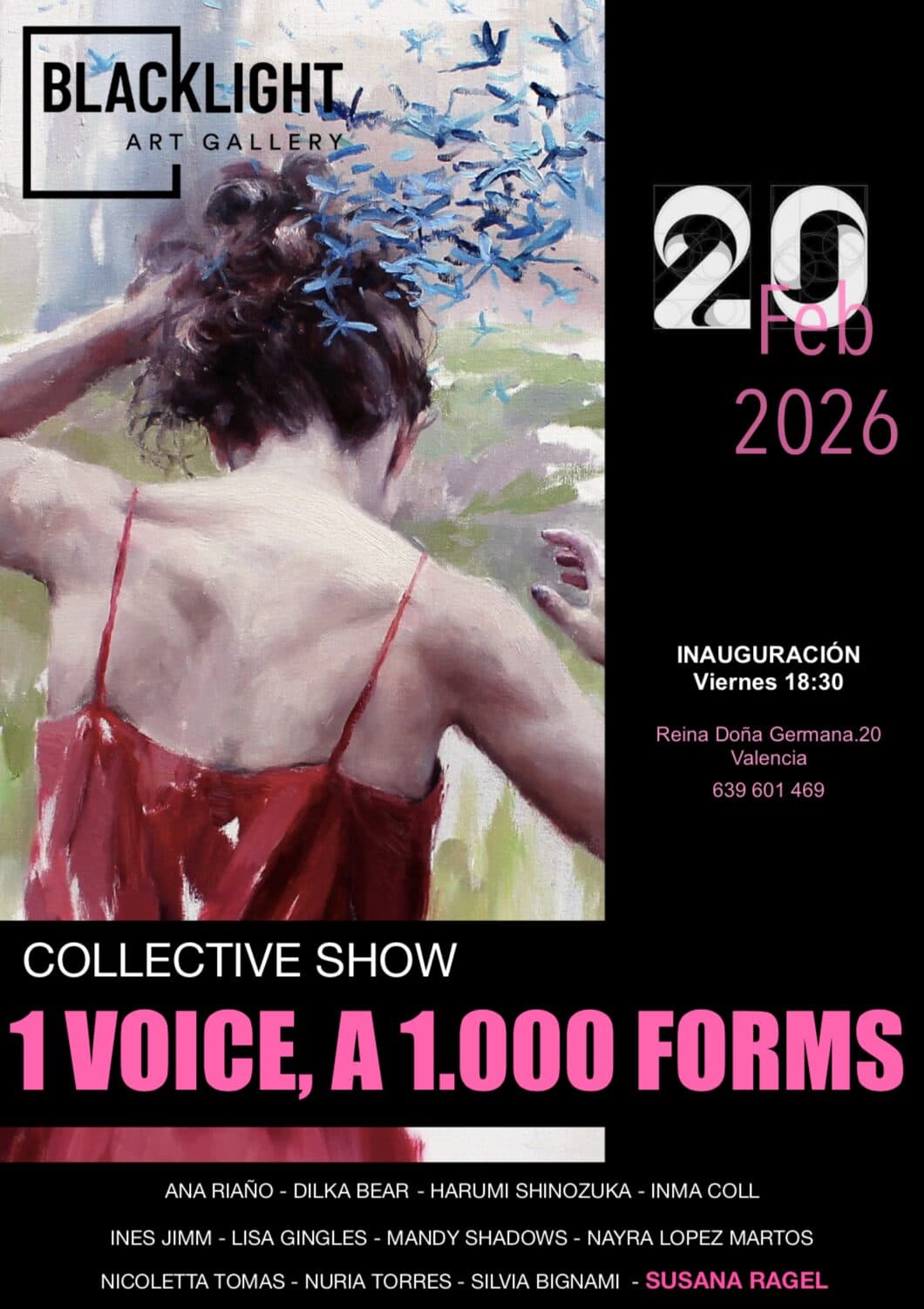 Arts & Theatre 1 voz, mil formas at Blacklight, Valencia on Feb 20, 2026