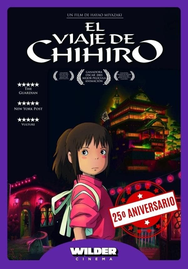 Film EL VIAJE DE CHIHIRO - WILDER CINEMA at Cinemes ABC ELX on Jul 16, 2026