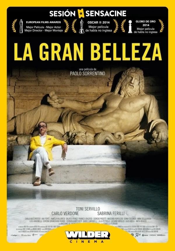 Film LA GRAN BELLEZA - WILDER CINEMA at Cinemes ABC PARK, Valencia on Jul 21, 2026