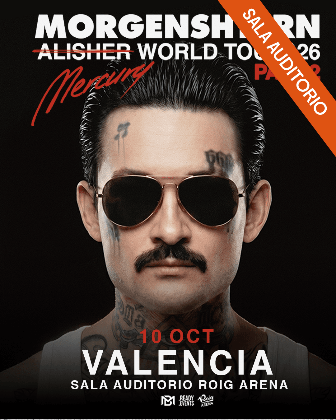Music Mercury World Tour '26 - Morgenshtern at Roig Arena on Oct 10, 2026