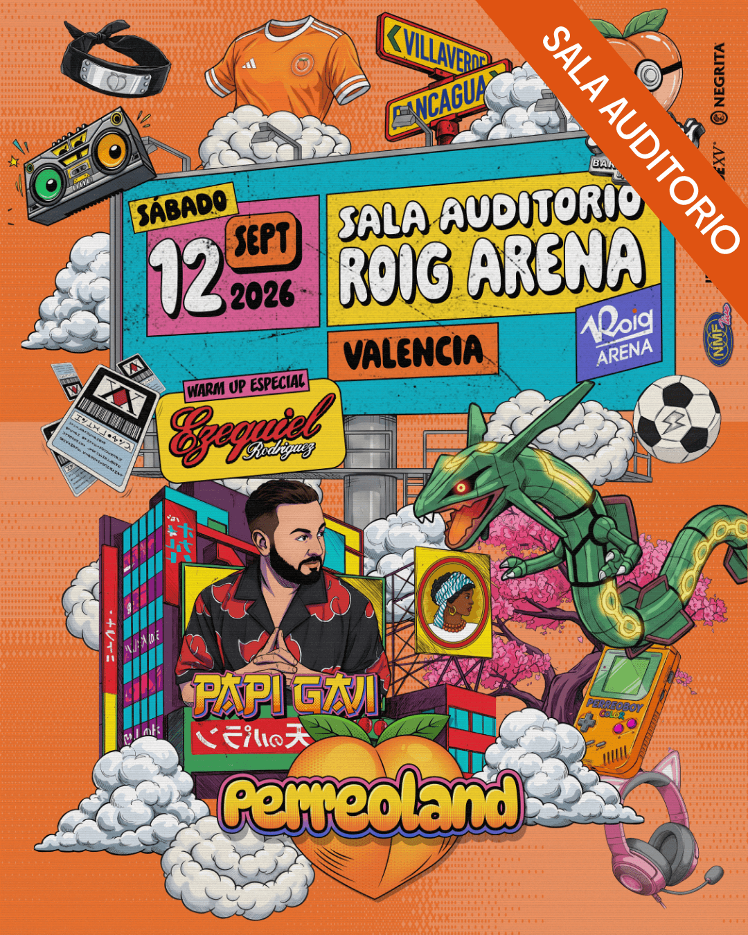 Music Perreoland by Papi Gavi at Roig Arena on Sep 12, 2026