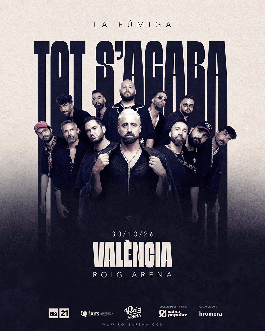 Music Tot s'acaba - La Fúmiga at Roig Arena on Oct 30, 2026