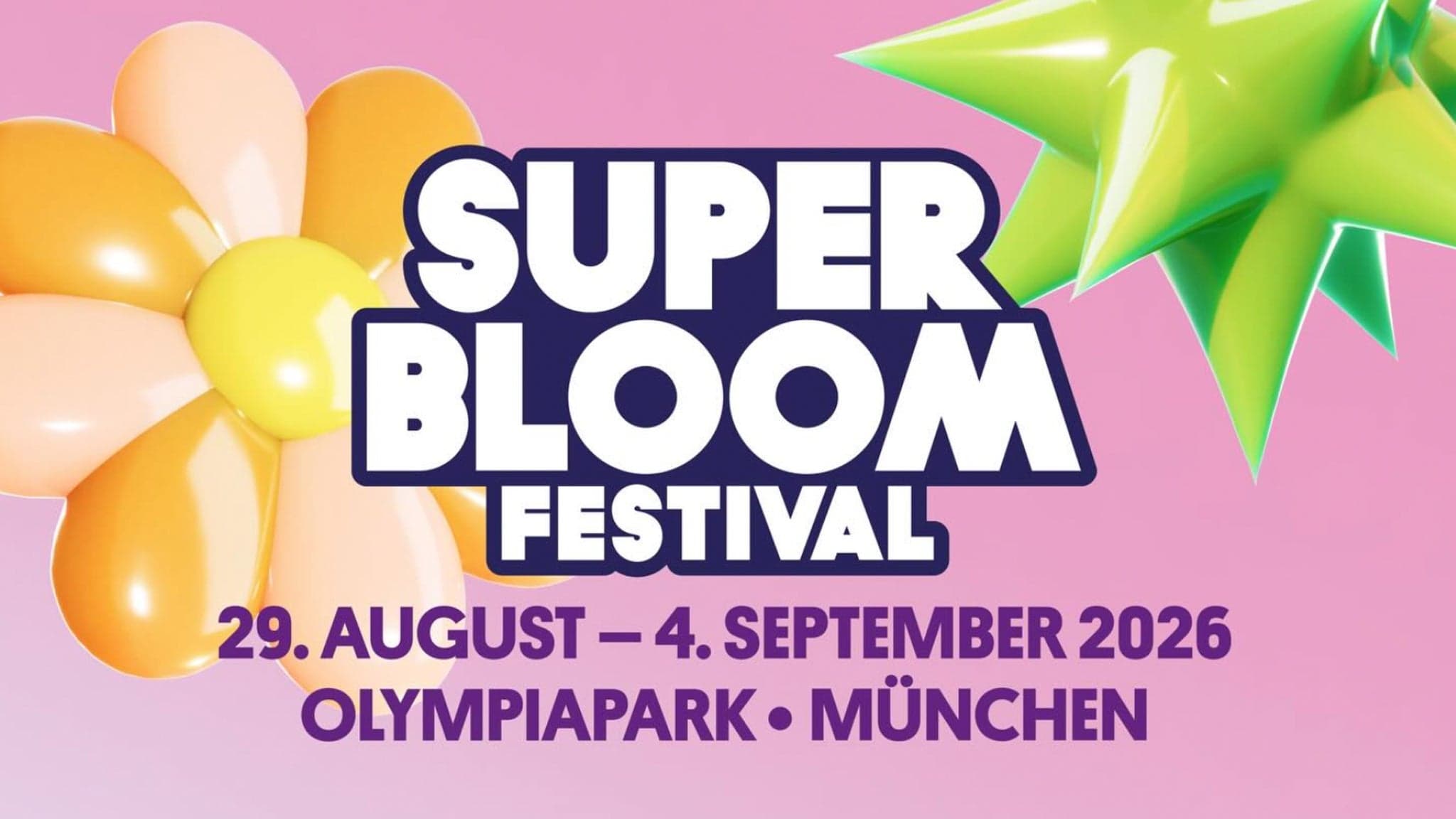 Music SUPERBLOOM 2026 Experience Day - Samstag at Munich on 29. Aug. 2026