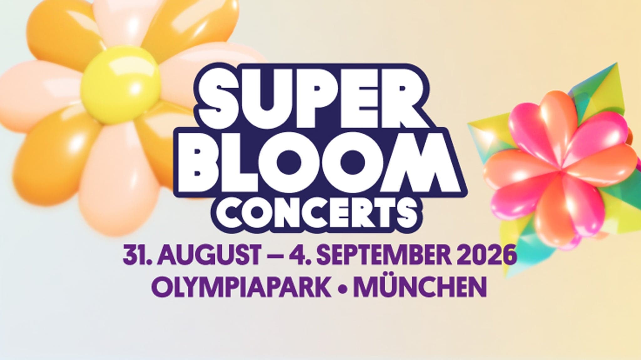Music SUPERBLOOM 2026 Concert - LEWIS CAPALDI + BASTILLE + JESSIE MURPH at Munich on 2. Sept. 2026
